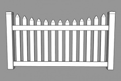 Sierra PVC Picket Fence