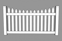 Sierra PVC Picket Fence