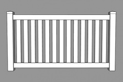 Windsor PVC Picket Fence